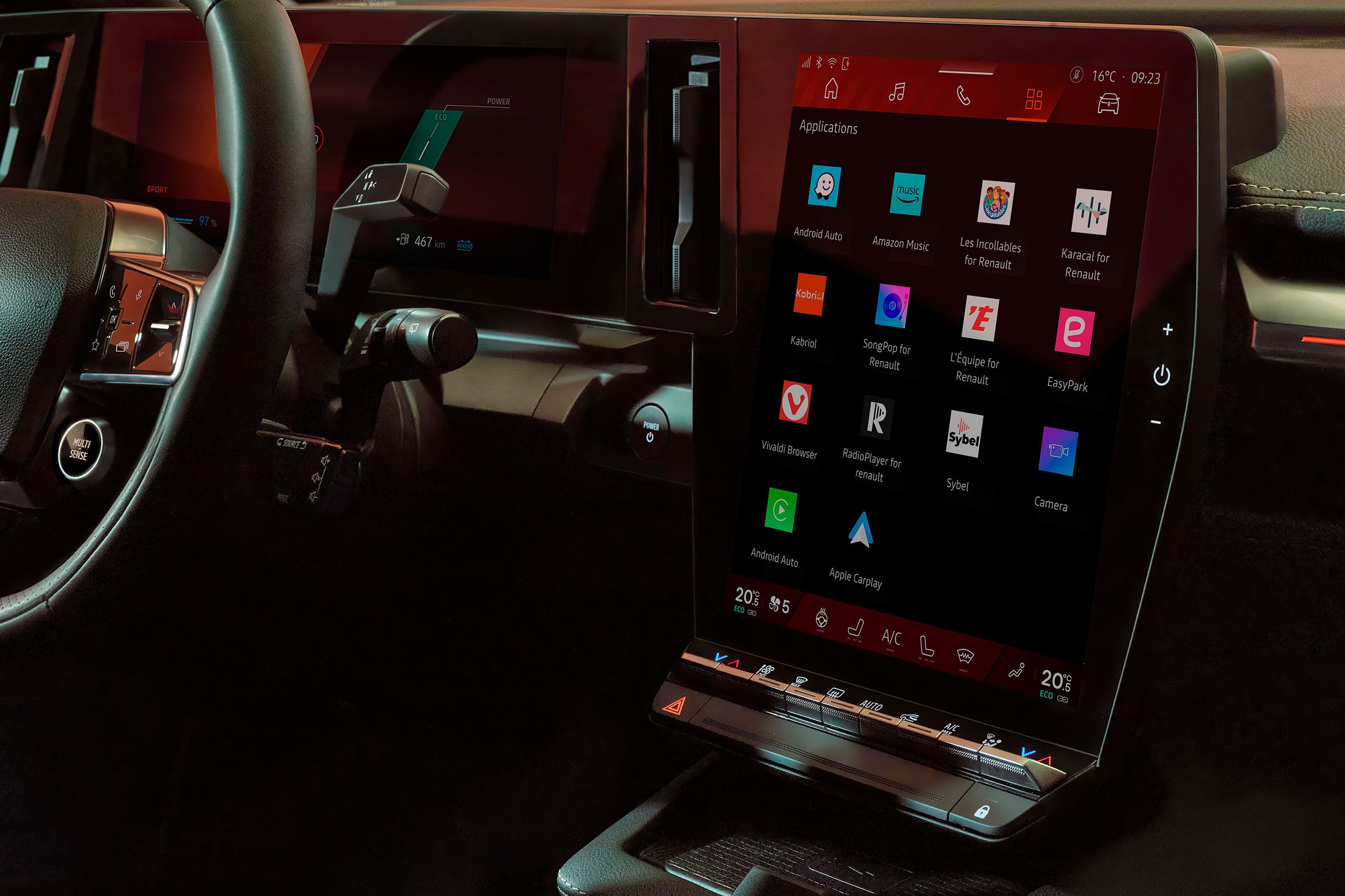 Renault Megane display