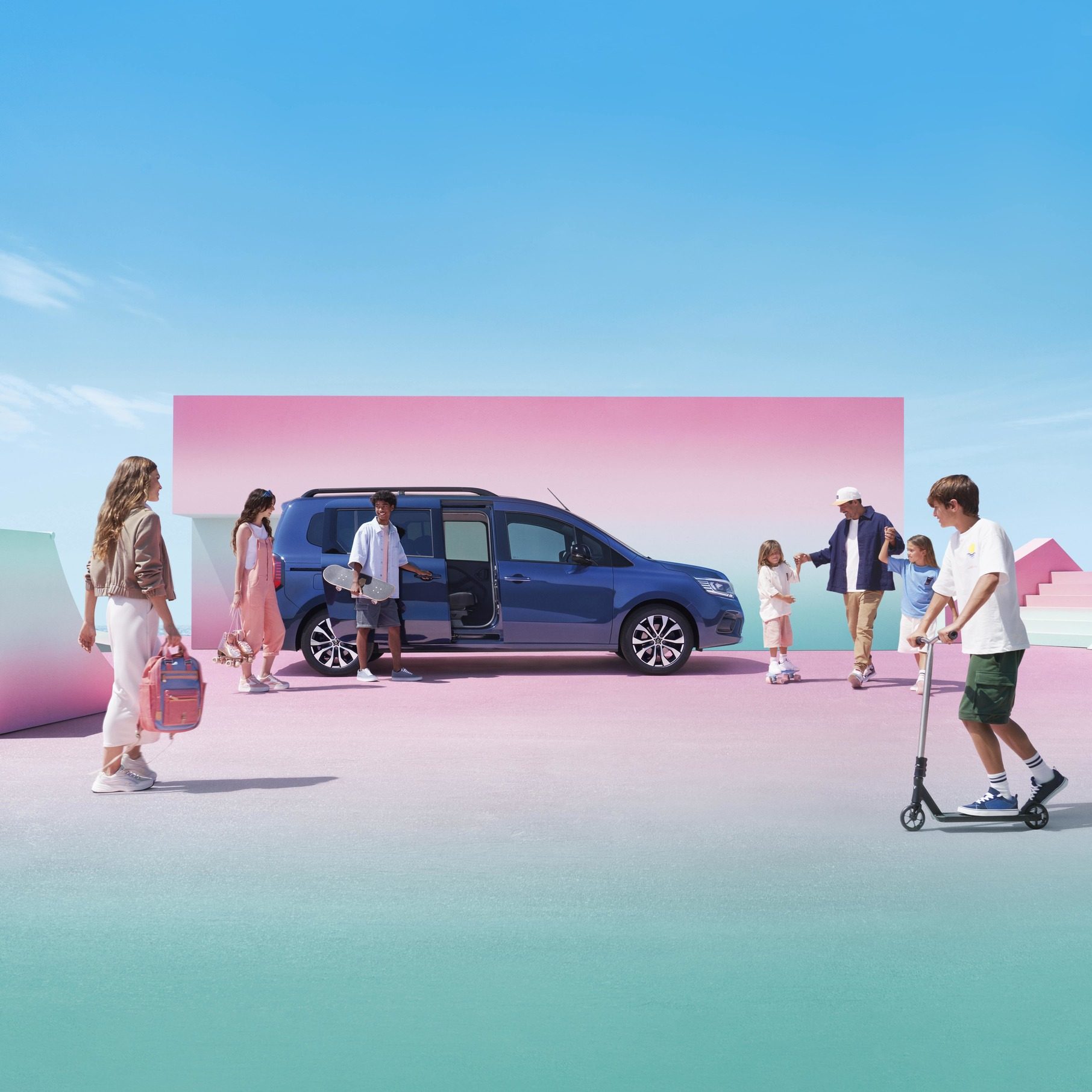 Renault Kangoo electric zijopening