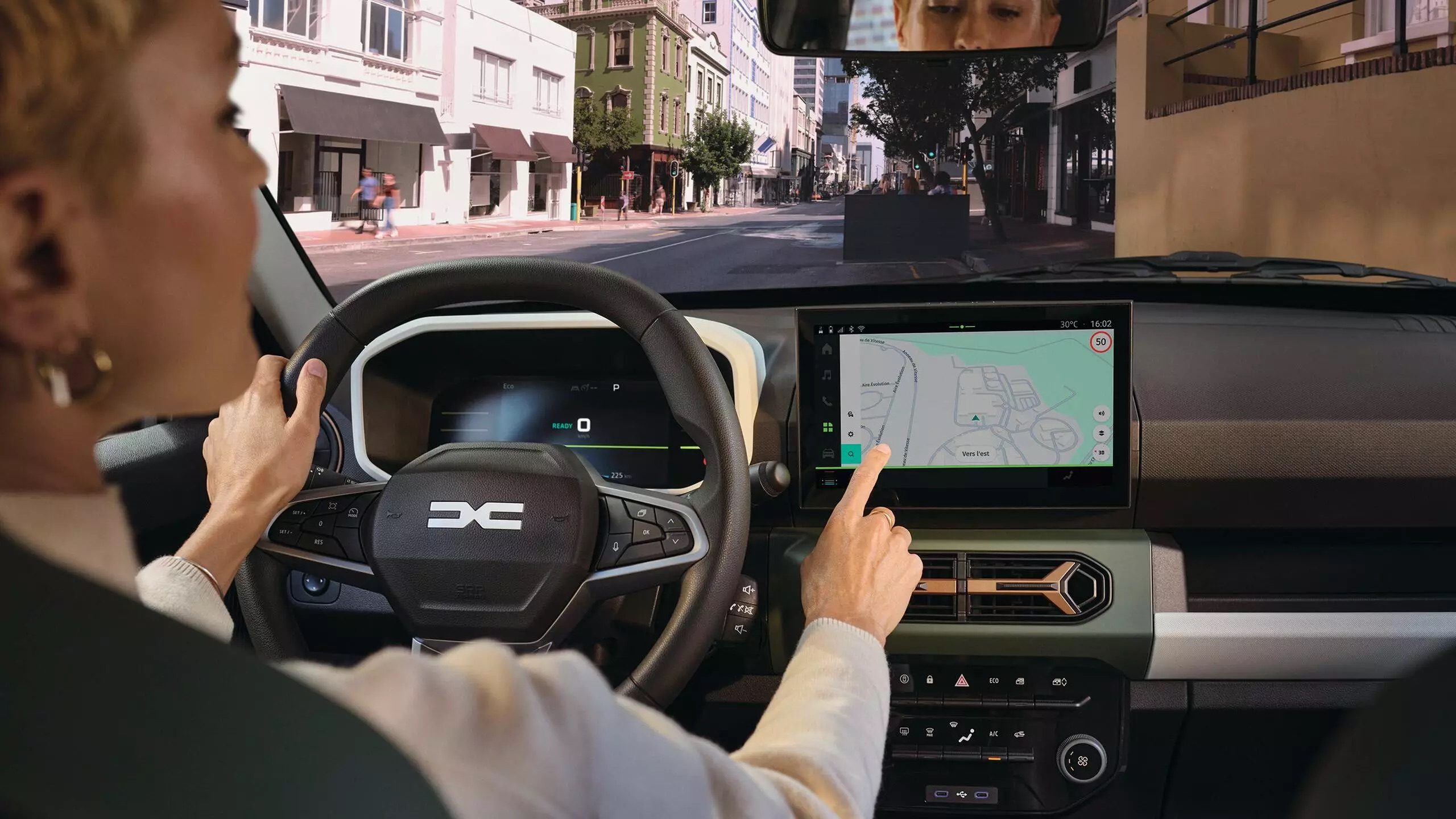 Dacia Spring cockpit