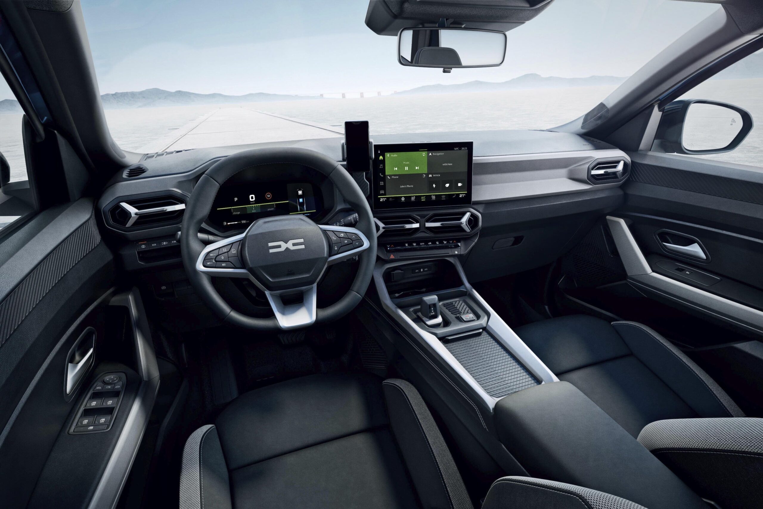 Nieuwe Dacia Bigster cockpit