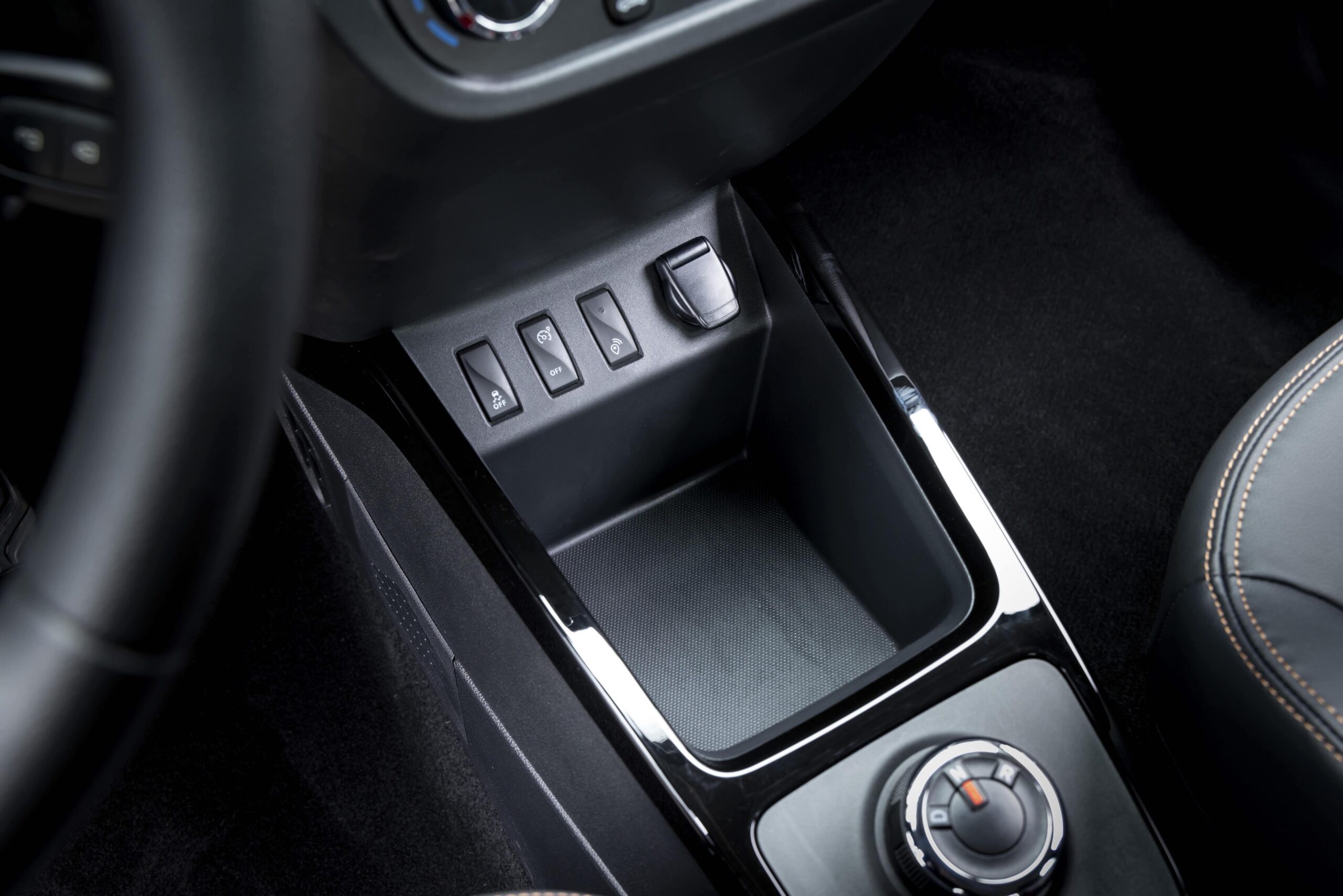 Dacia Spring middenconsole