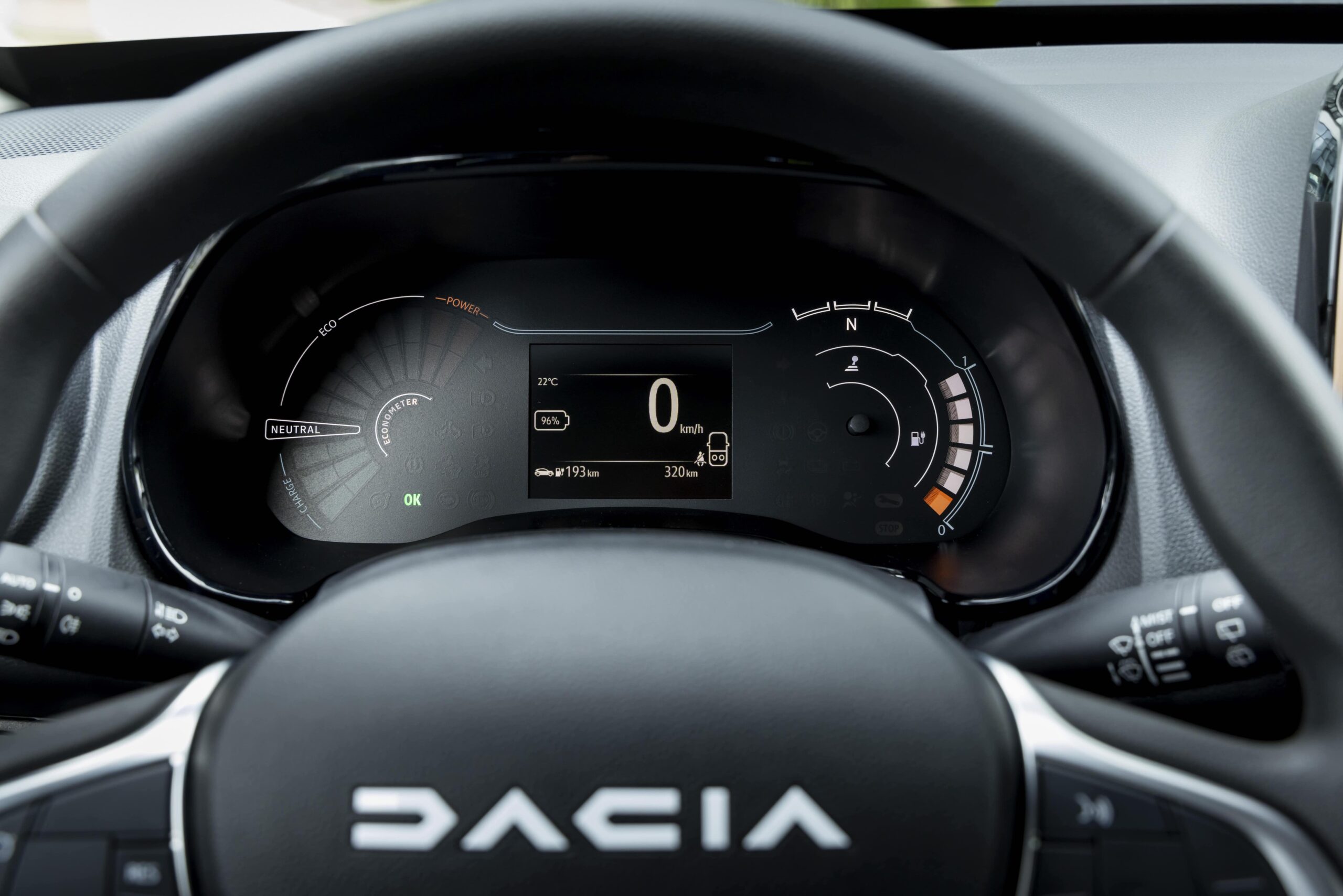 Dacia Spring dashboard