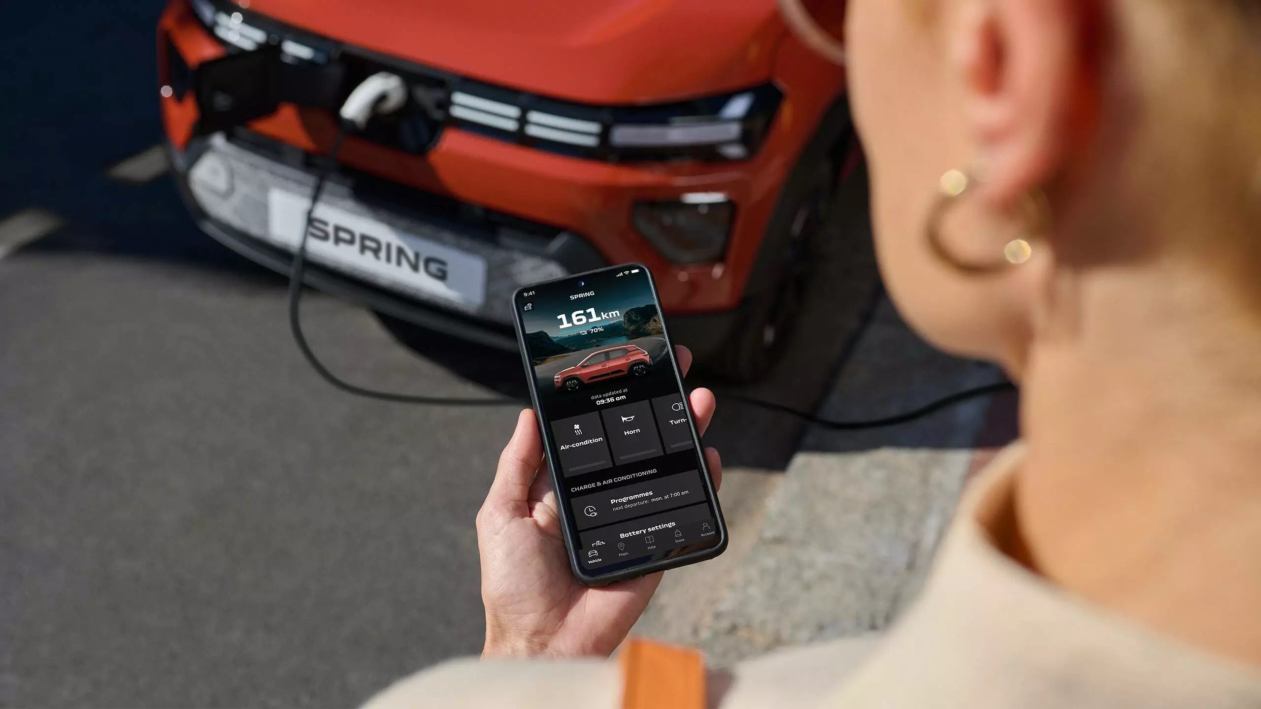 Dacia Spring MyDacia app