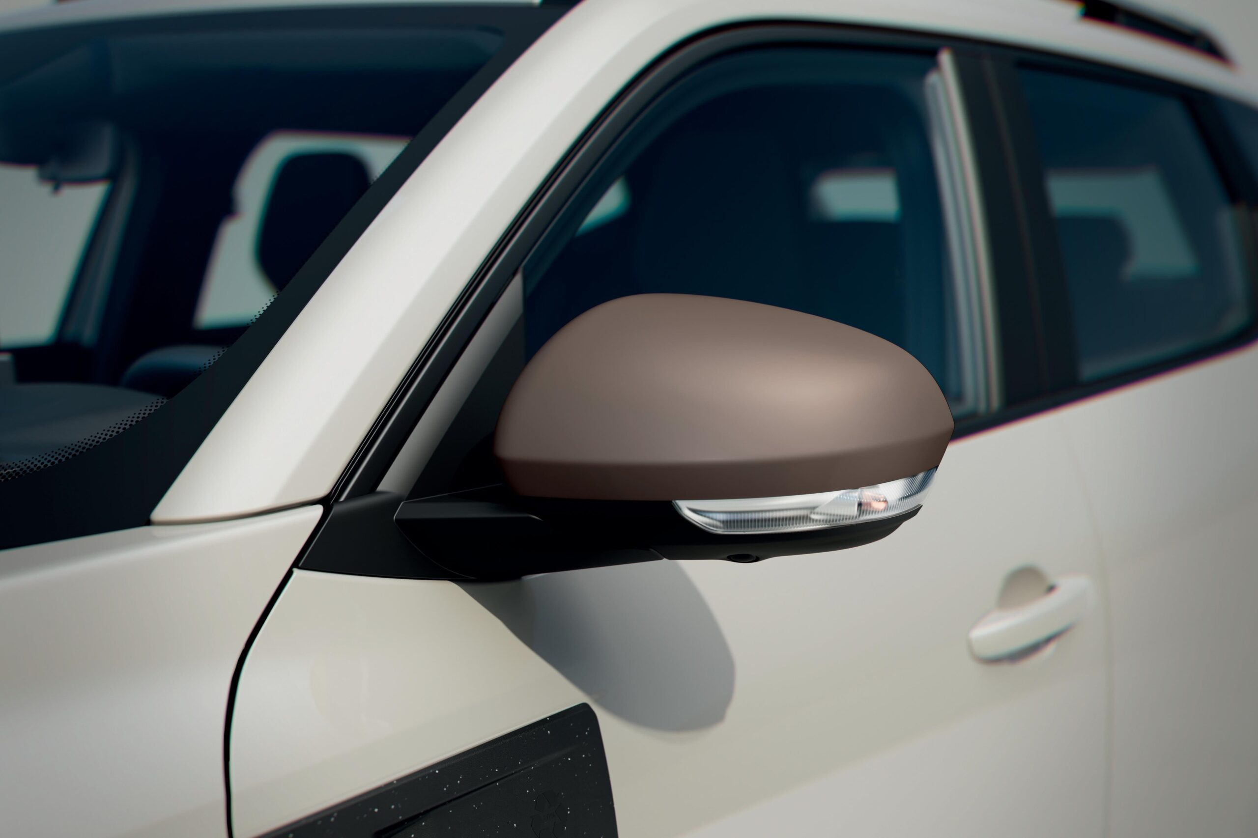 Dacia Duster Extreme koperkleurige spiegelkap