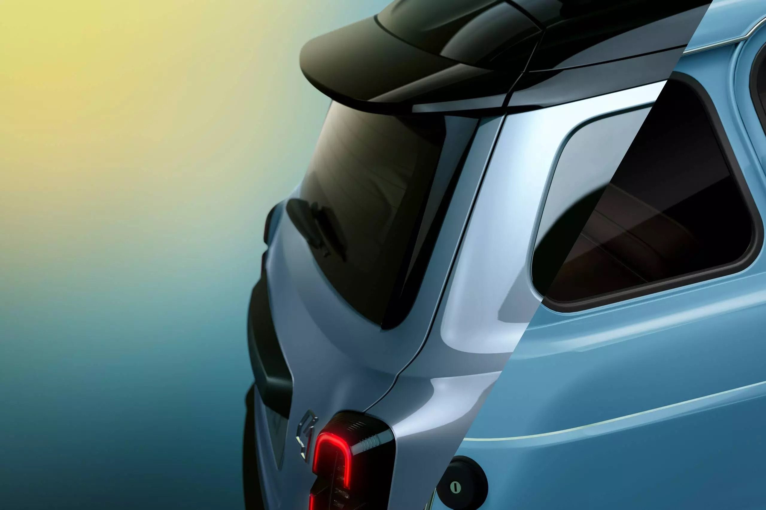 Renault 4 achterzijruit