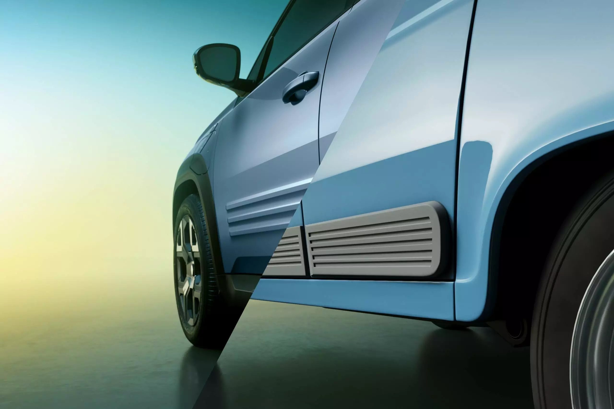 Renault 4 beschermstrips