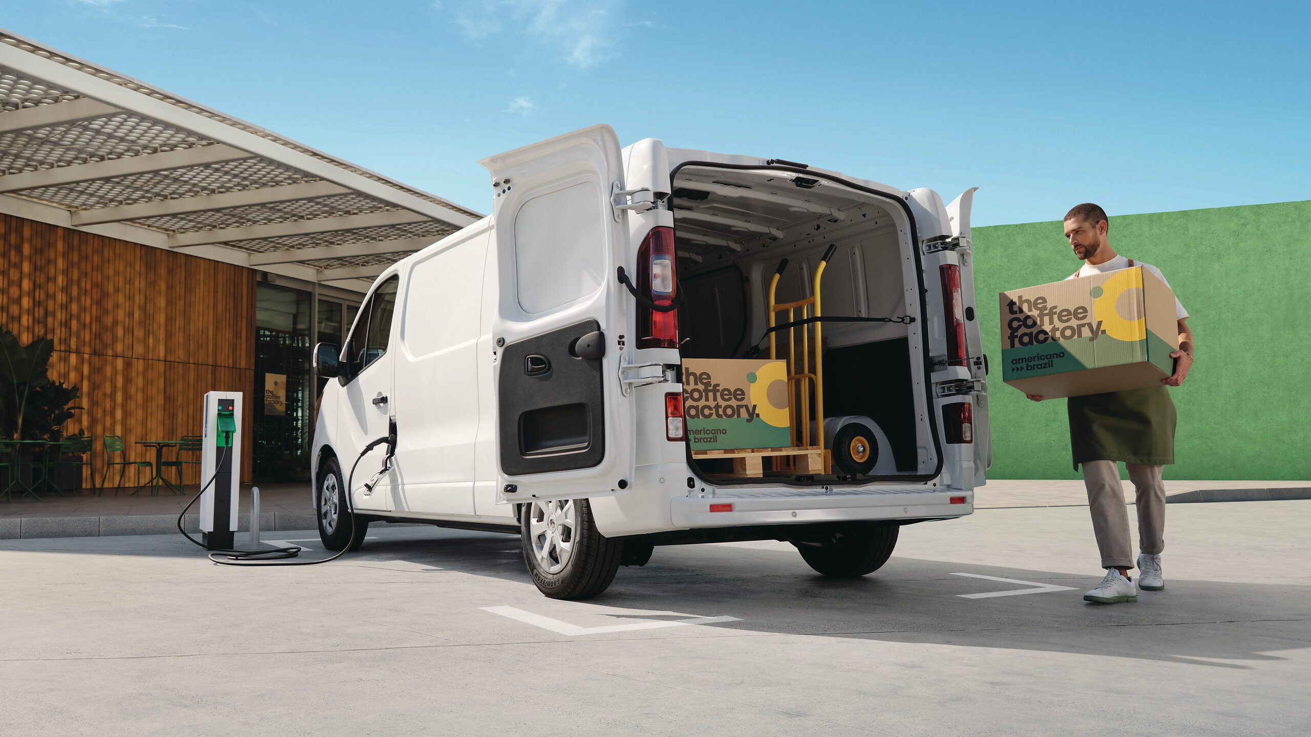 Renault Trafic e-tech laadruimte
