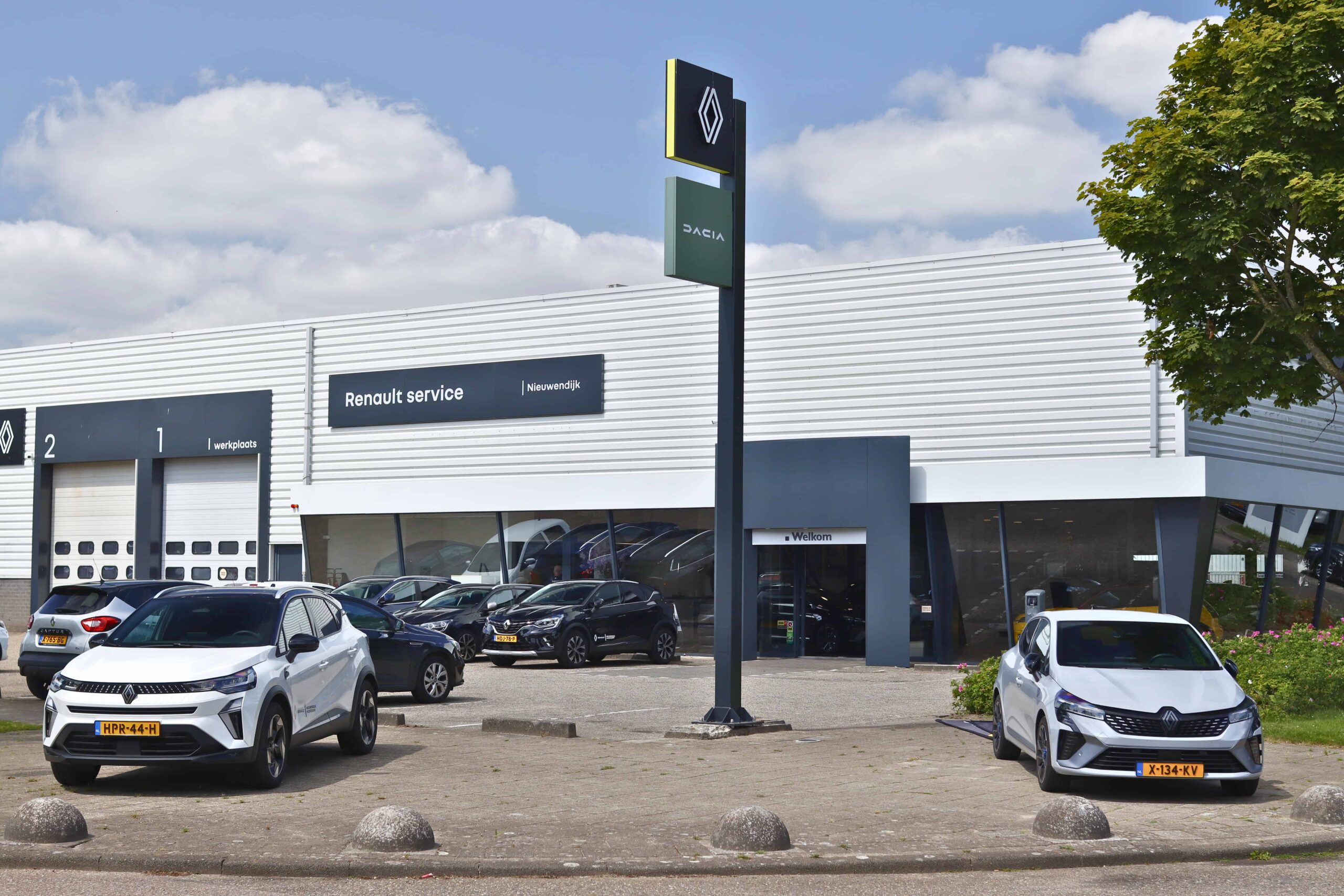 Renault Nieuwendijk Hoofddorp hoofdingang