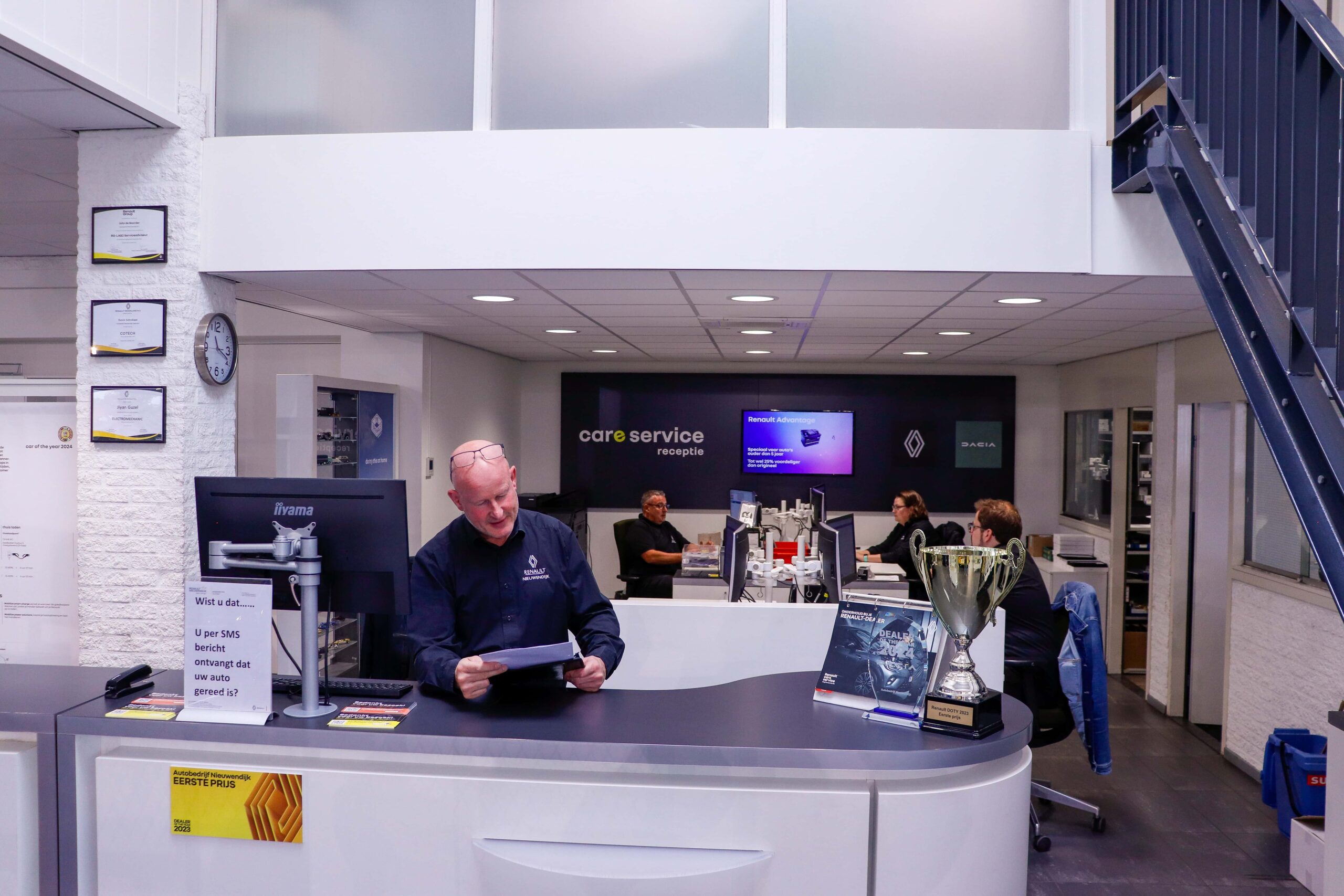 Renault Nieuwendijk Zaandam servicebalie