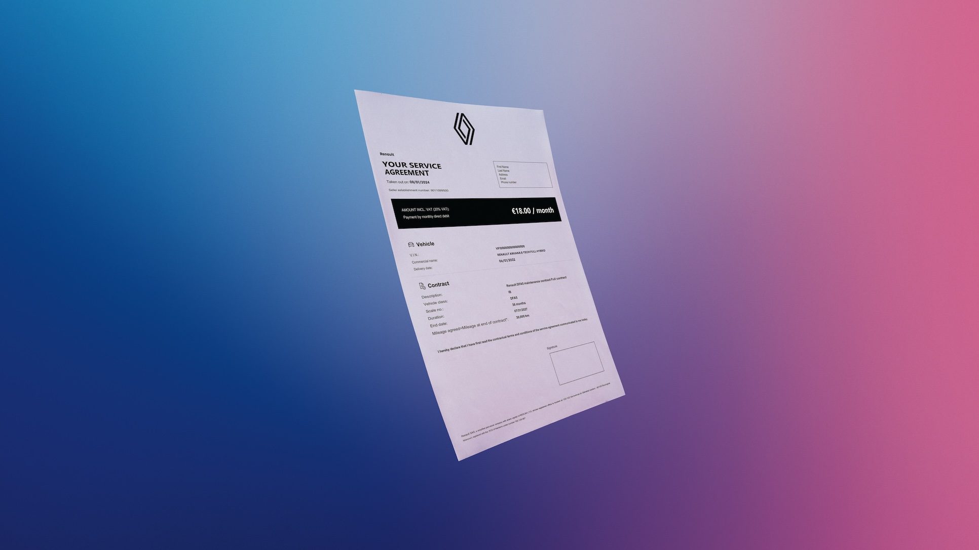 Renault Onderhoudscontract