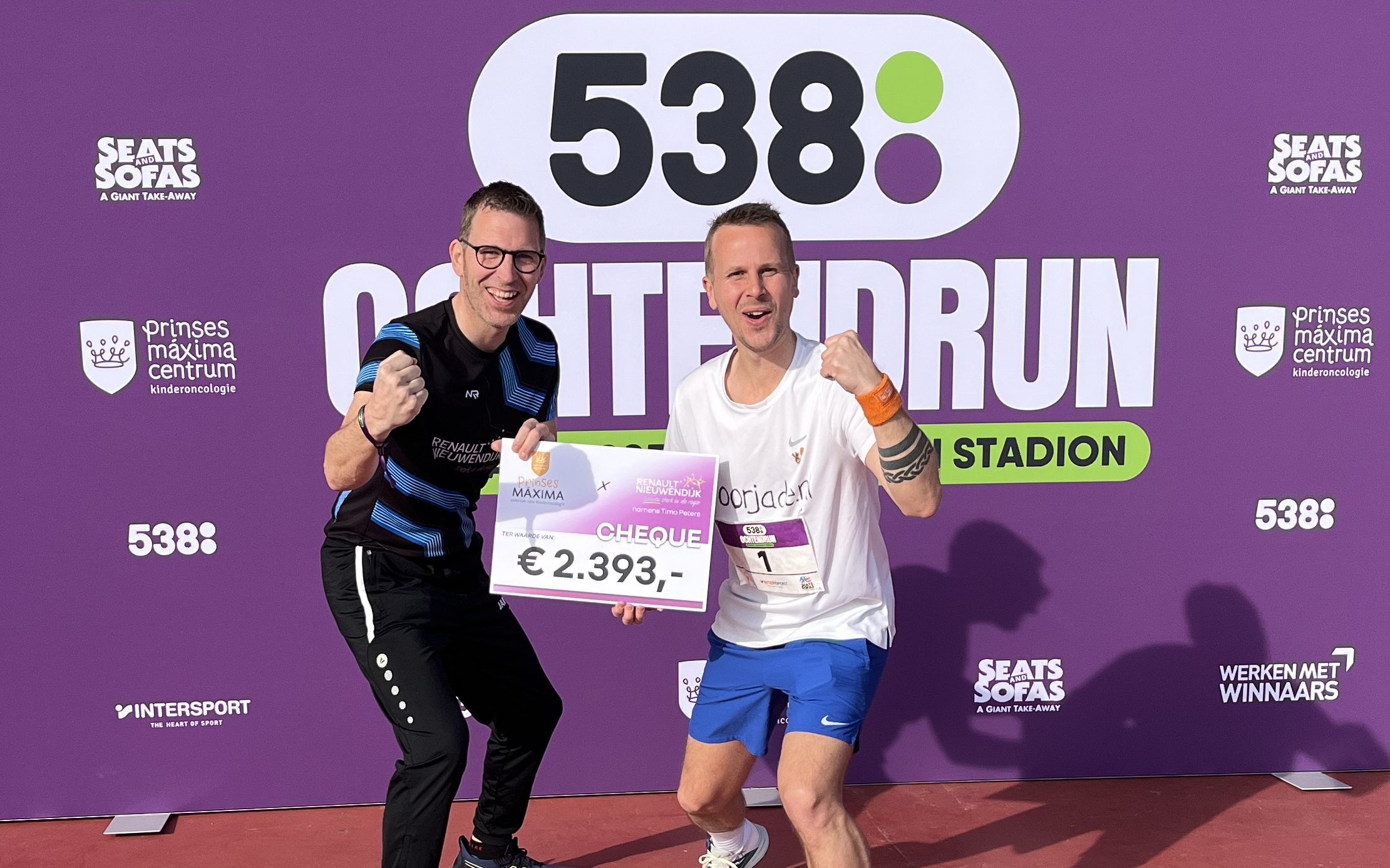 Timo Peters bij de Ochtenrun van 538